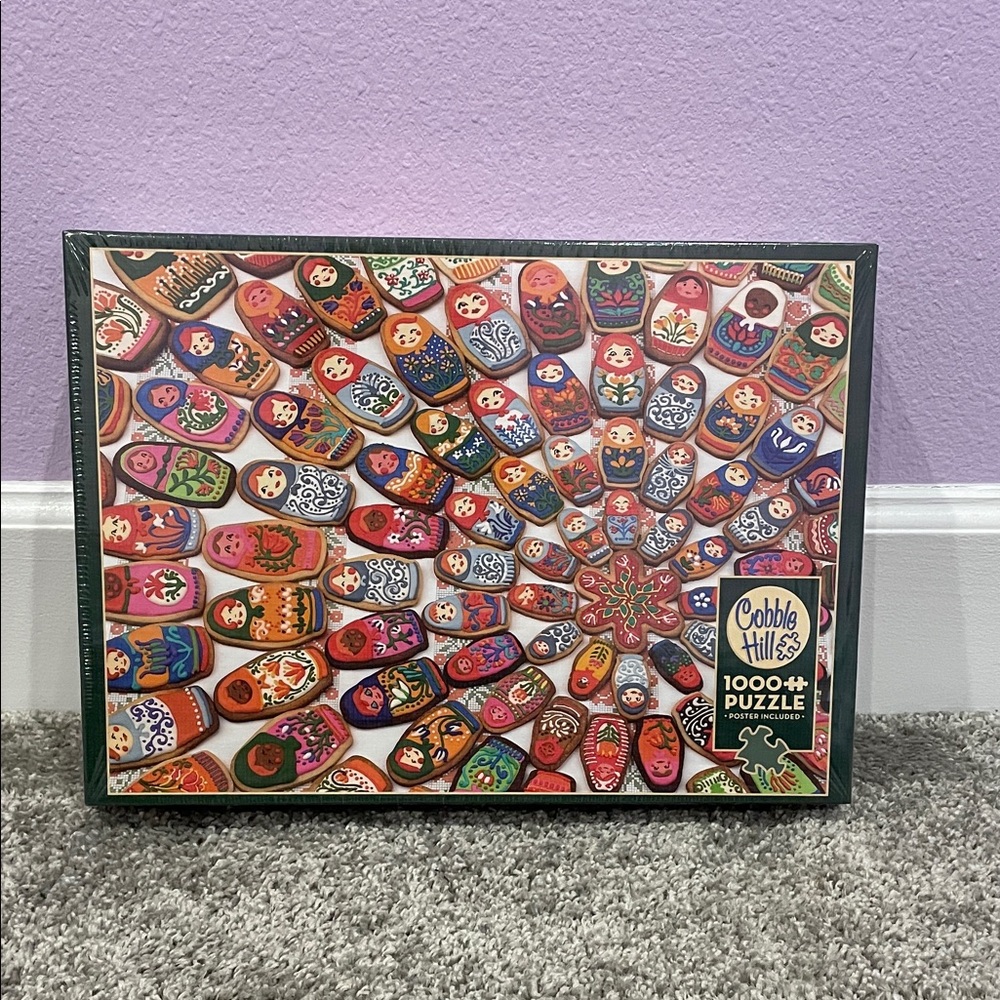 Cobble Hill 1000 Piece Puzzle with Colorful Matryoshka Dolls